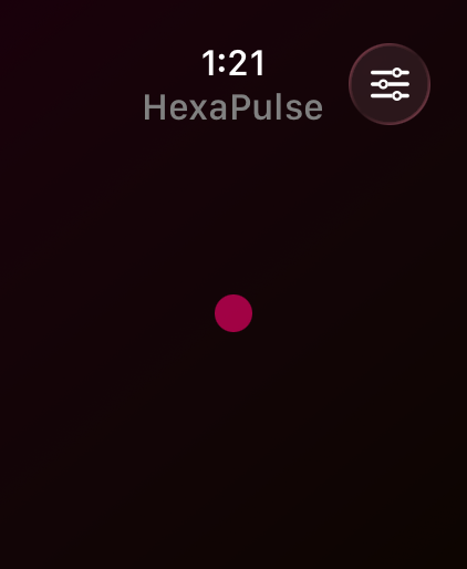 HexaPulse minimal dot mode