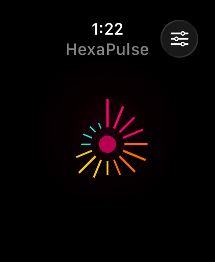 HexaPulse radial equalizer visualizer